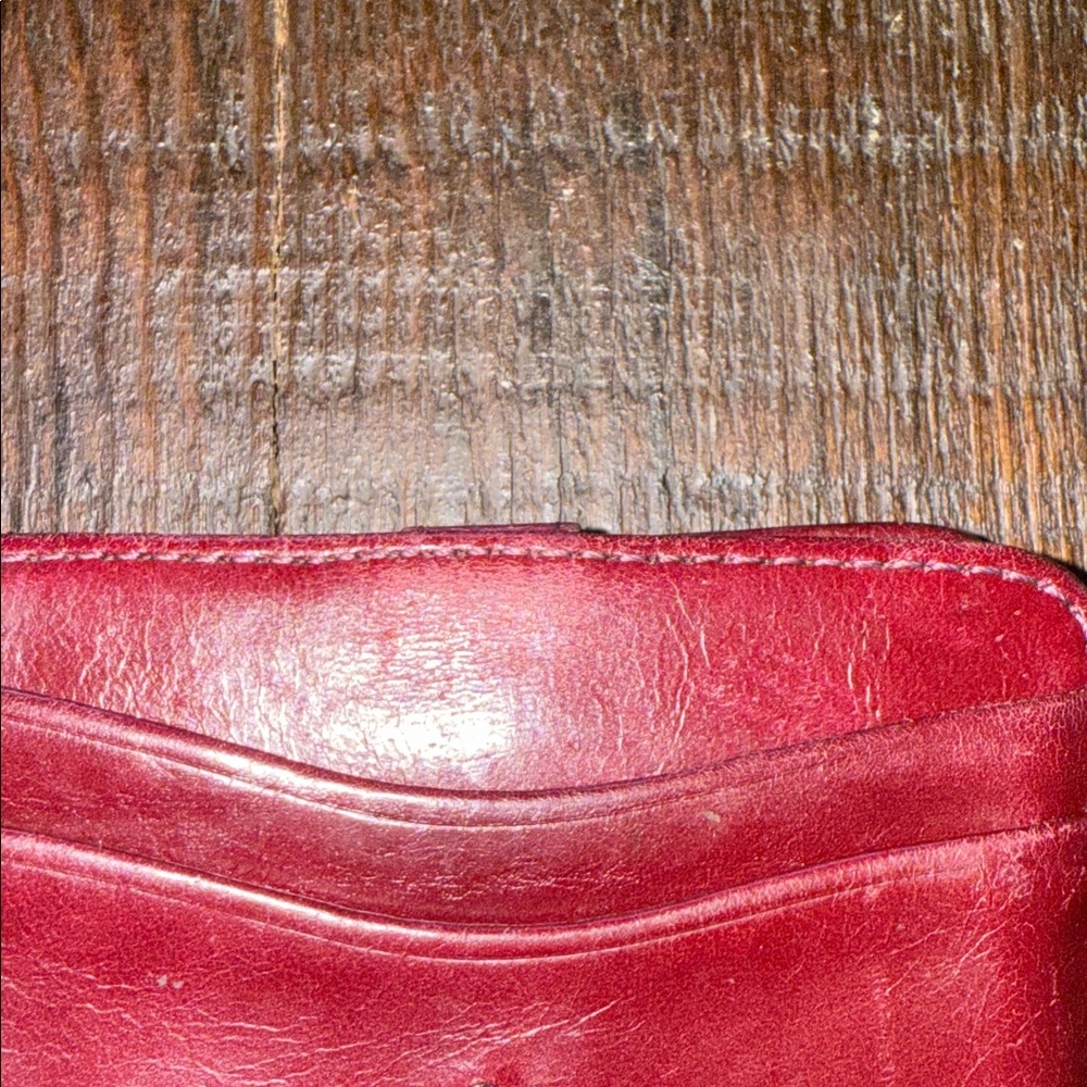 Hobo Vintage  Small Burgundy  Wallet - Picture 5 of 7